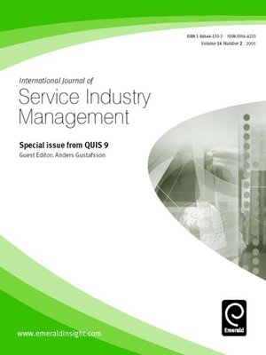 cover image of International Journal of Service Industry Management, Volume 16, Issue 2